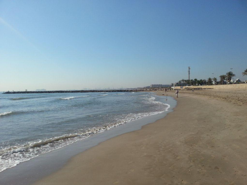 Playa de Alboraya, Valencia.