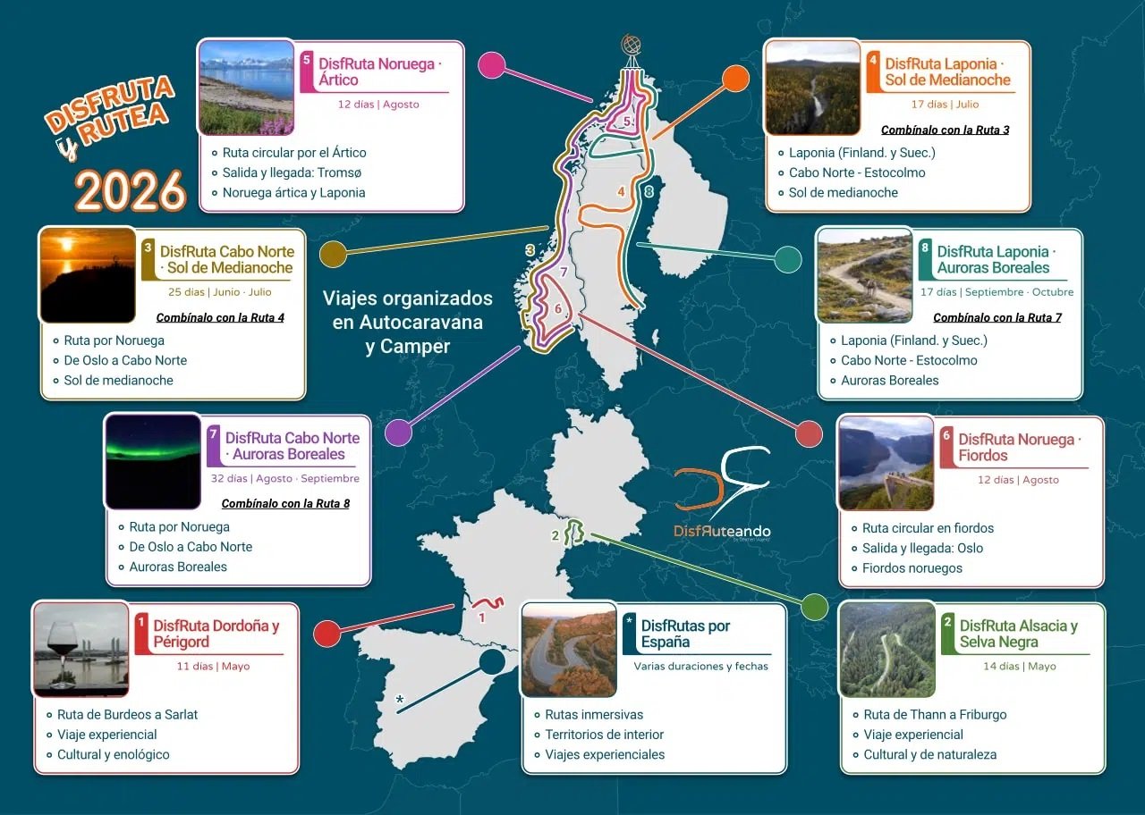 Calendario de viajes 2026