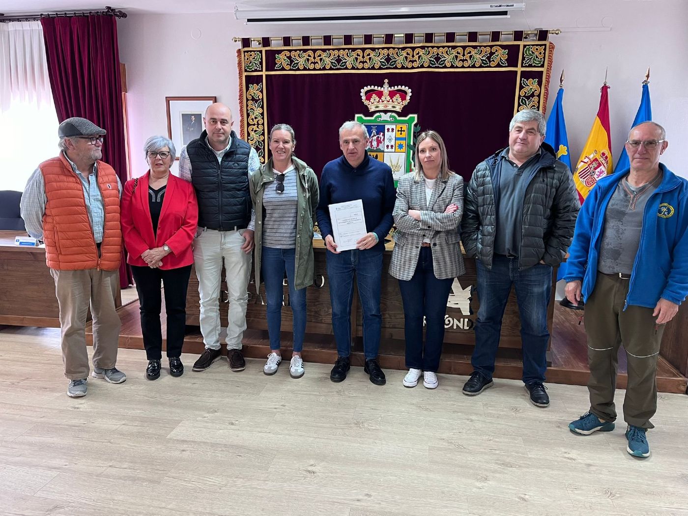 Presentacion en el Ayuntamiento de Parres