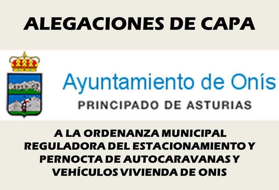 ALEGACIONES O.M. ONIS