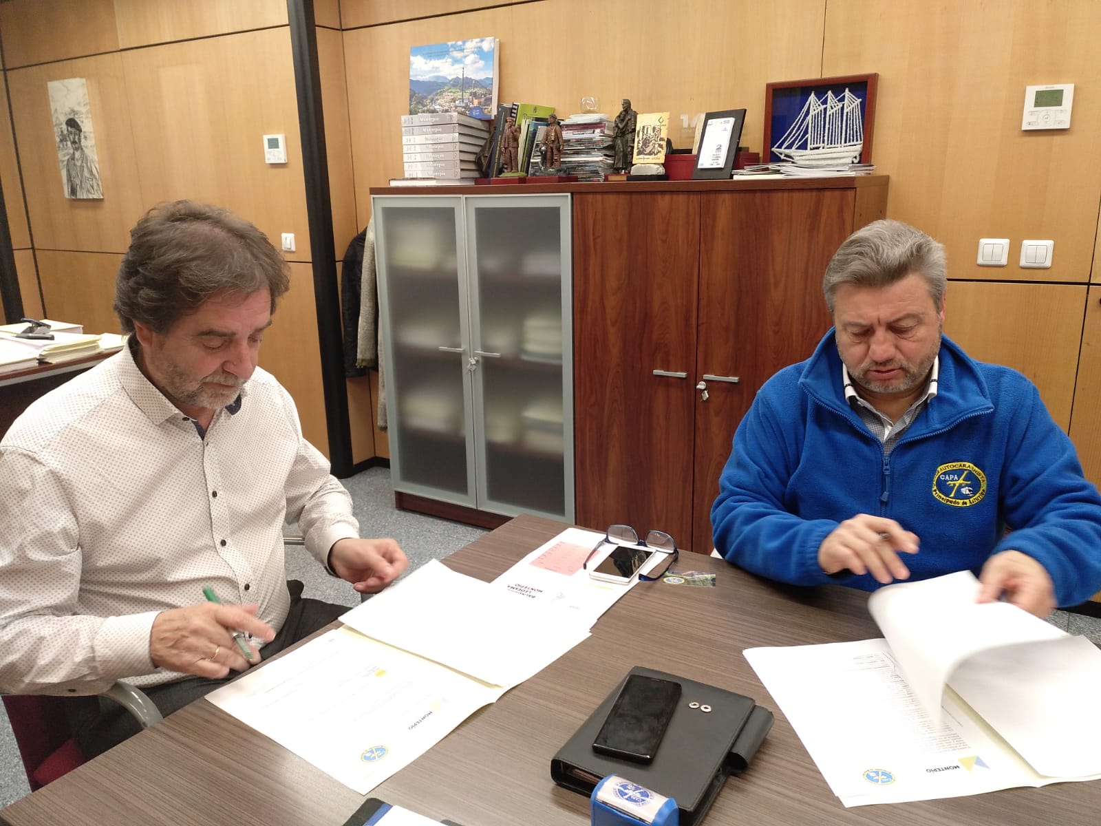 Firma convenio CAPA - Montepo