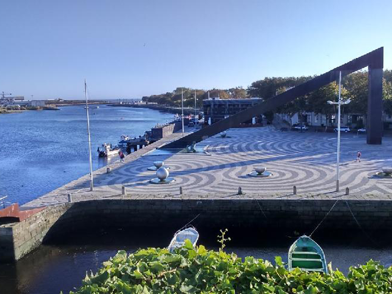 Vista del puerto de Vila Do Conde
